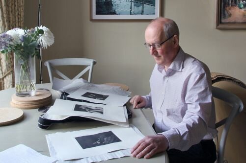 James Hall at his desk in London. Image: © Kâthe Kroma