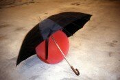 Kugelsicherer Regenschirm
