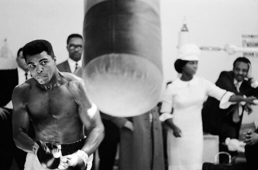 Thomas Hoepker, Ali Training Prior to a Fight, 1966