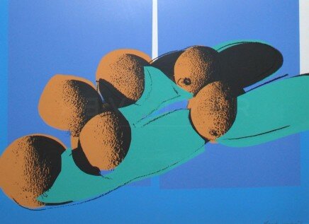 Andy Warhol, Cantaloupes I (FS II.201), from the Portfolio “Space Fruit: Still Lifes” , 1979, kaufen Cantaloupes I (FS II.201), from the Portfolio “Space Fruit: Still Lifes” von Andy Warhol