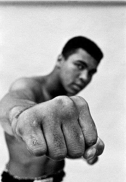 Thomas Hoepker, Ali Right Fist, London, 1966