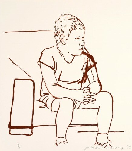 David Hockney, Albert Clark, 1979, 1995, kaufen Albert Clark, 1979 von David Hockney