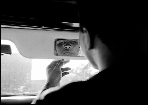 Thomas Hoepker, Ali in the Mirror, London, 1966